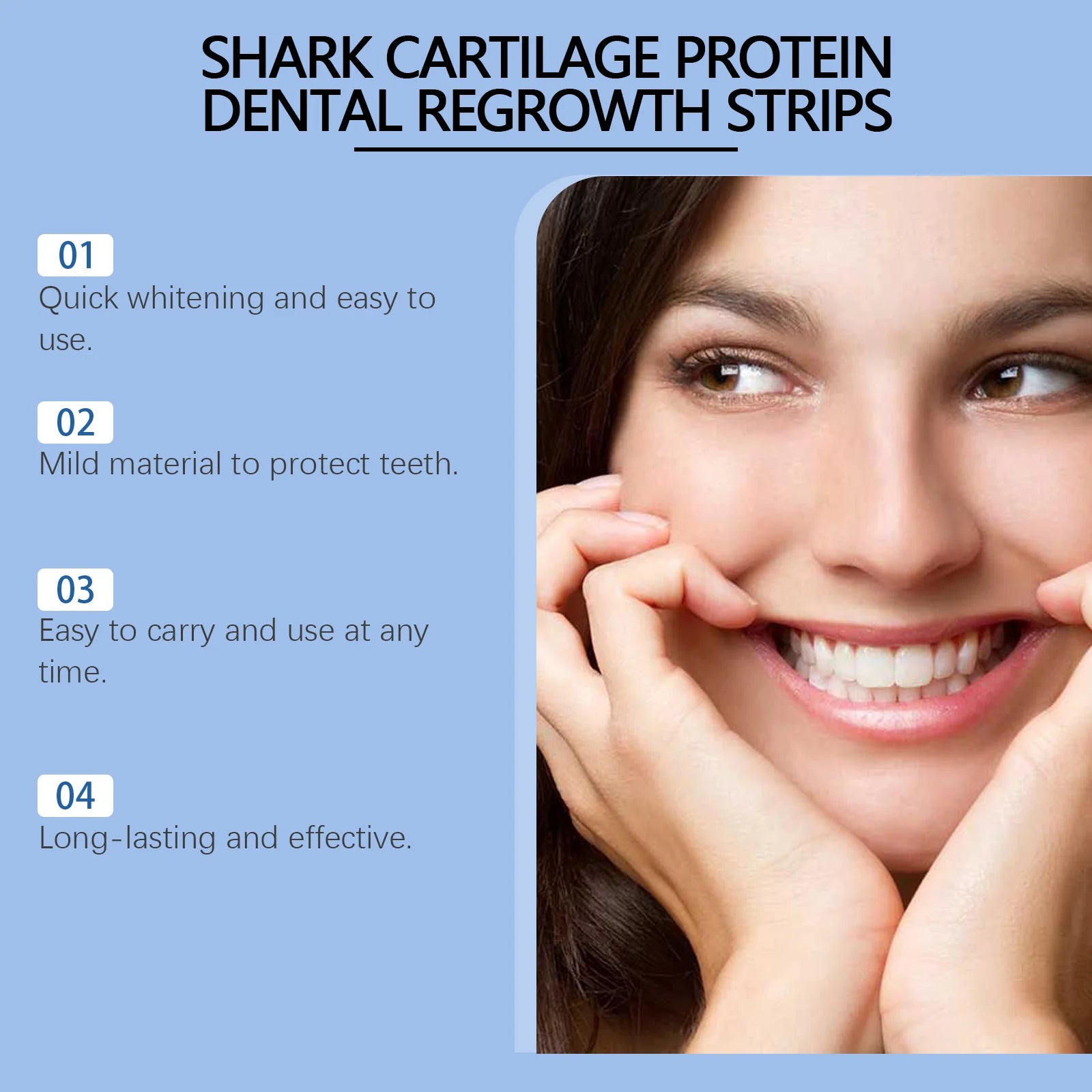 Mint Teeth Whitening Strips Freshing Bad Breath Soothing Gum Remove Yellow Teeth Oral Care Brightening Tooth Strips