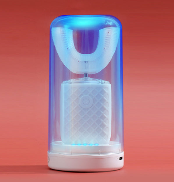 Portable Smart U-shaped Electric Toothbrush with disinfectant protection case