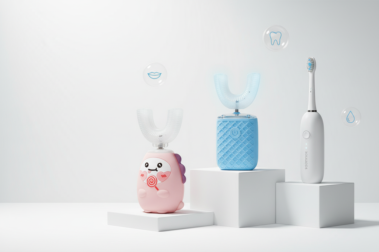 U-shaped toothbrush hero banner